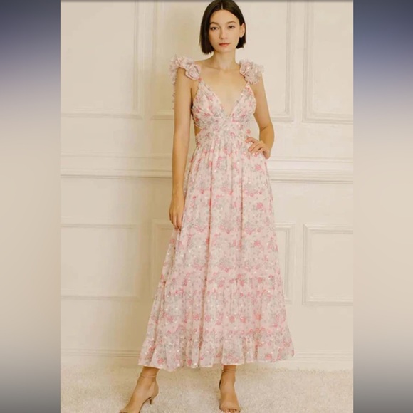 Pink floral Storia dress - Picture 1 of 6